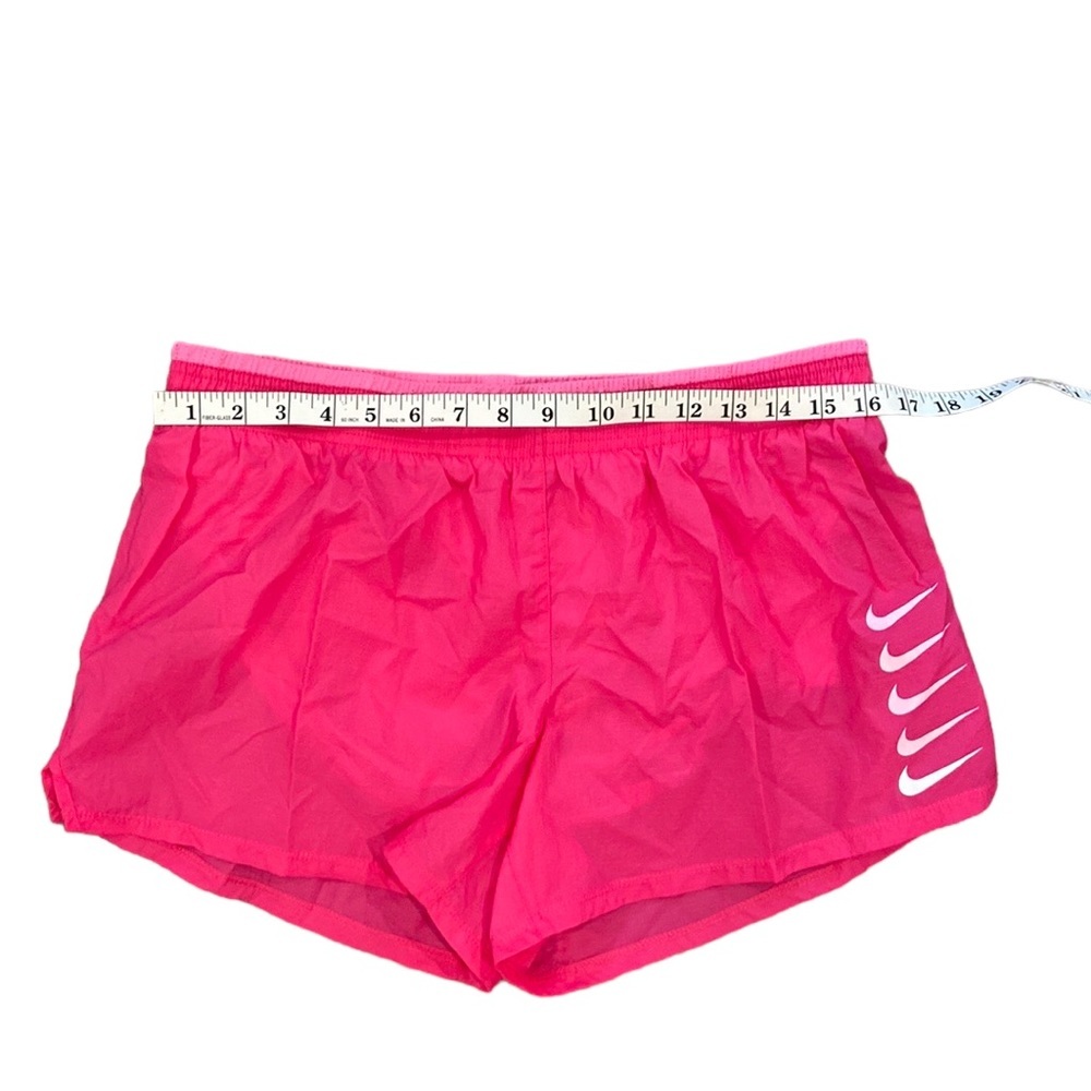 NIKE Swoosh Shorts Run Pink Brief-Lined RunninG (DJ0927-607) Women’s Size Large - Picture 4 of 8